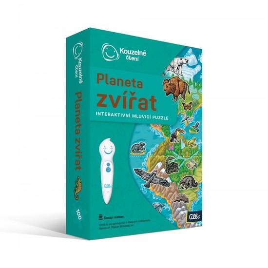 ALBI Kouzelné čtení Puzzle Planeta zvířat - 81486/81846/R24