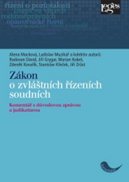 Zákon o zvláštních řízeních soudních - 978-80-7502-122-9