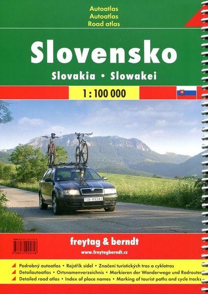 Autoatlas Slovensko 1 : 100 000 turistický - 978-80-7224-575-8