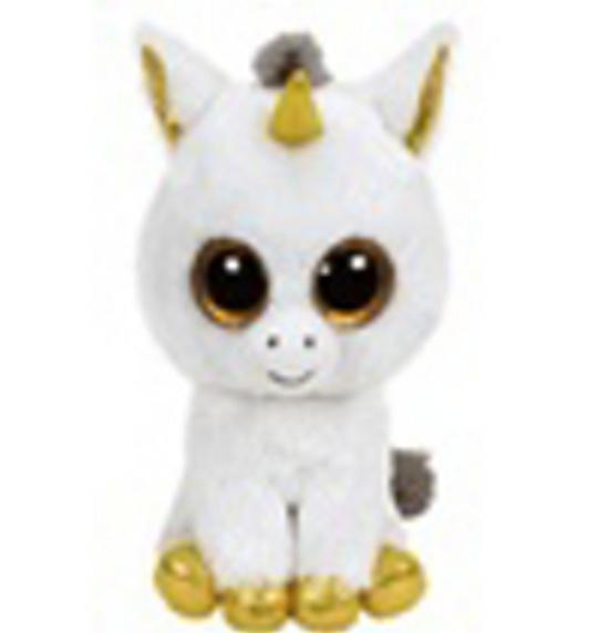Beanie Boos Pegasus bílý jednorožec 15 cm