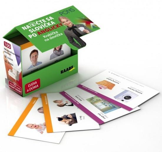 Naočte sa slovíčka po anglicky Krabička na slovíčka Dom a ľudia - 978-80-8140-260-9