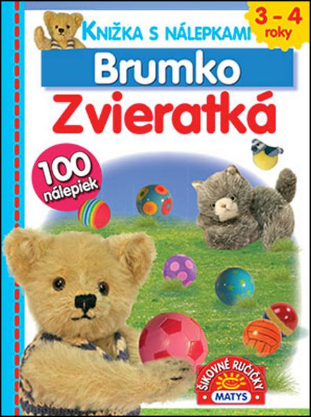 Knižka s nálepkami Brumko Zvieratká - 978-80-8088-505-2