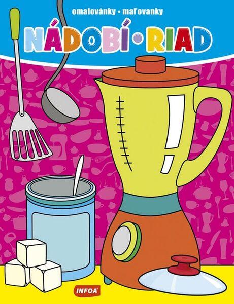 Nádobí/Riad omalovánka - 978-80-7547-120-8