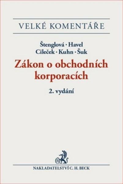 Zákon o obchodních korporacích - 978-80-7400-540-4