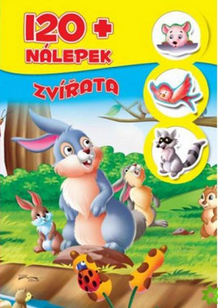 Zvířatá + 120 nálepek - 978-80-555-5536-2