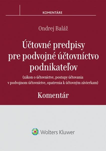 Účtovné predpisy pre podvojné účtovníctvo podnikateľov - 978-80-8168-286-5