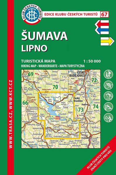 KČT 67 Šumava - Lipno 1:50 000 - 978-80-7324-468-2
