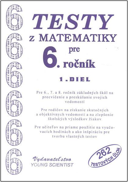 Testy z matematiky pre 6.ročník - 978-80-88792-20-8