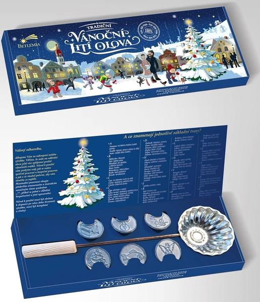 Betlemia Vánoční sada na tradiční lití olova