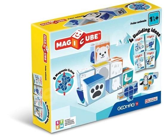 GEOMAG Magnetické kostky Magicube Polární zvířata - 134