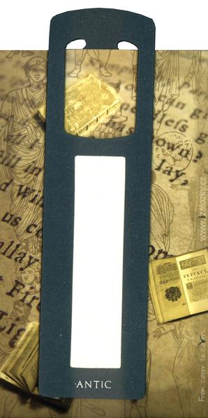 Antická záložka Mince tmavě zelená - AZ 003 - 17-930220-3-8