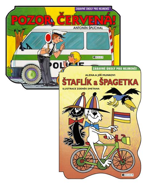 Balíček 2ks Štaflík a Špagetka + Pozor, červená - 40-315-0386-5