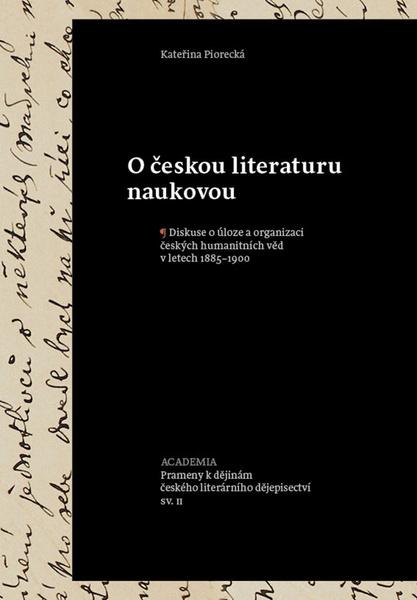 O českou literaturu naukovou - 978-80-200-2084-0