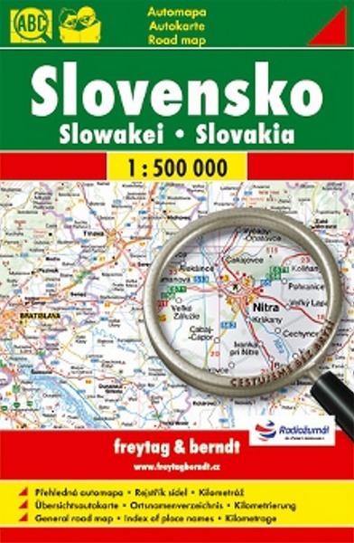 Slovensko Slowakei Slovakia 1:500 000 - 978-80-7316-055-5