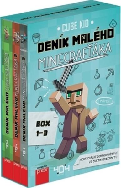Deník malého Minecrafťáka BOX 1-3 - 978-80-251-4888-4