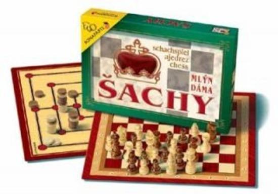 Společenská hra Šachy, Dáma, Mlýn Společenská hra Šachy, Dáma, Mlýn