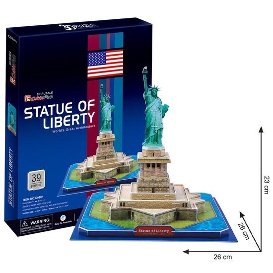CUBICFUN 3D puzzle Socha Svobody 39 dílků - C080h / 01045