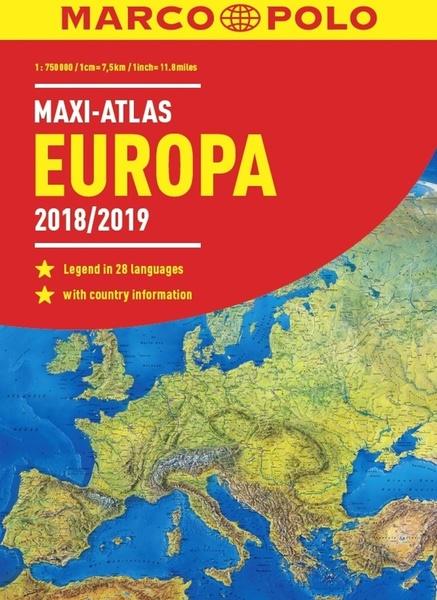 MAXI ATLAS Evropa 2018/2019 1:750 000