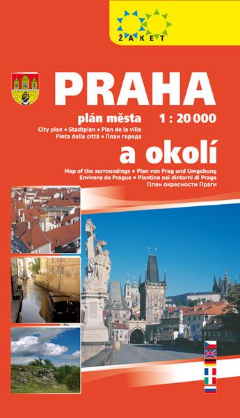 Praha a okolí 1:20T/1:190T - 9788072334582