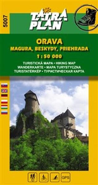 Orava Magura, Beskydy, Priehrada 1:50 000 - 978-80-89134-23-6