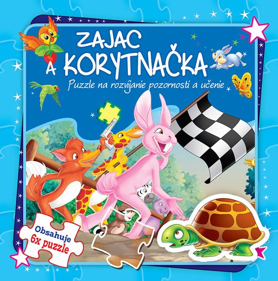 Zajac a korytnačka Puzzle na rozvíjanie pozornosti a učenie - 978-80-8444-034-9