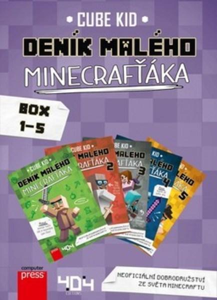 Deník malého Minecrafťáka BOX 1-5 - 978-80-251-4932-4