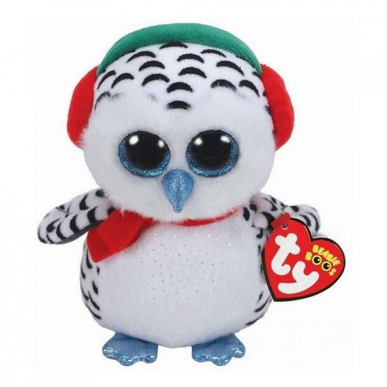 Sovička Nester, plyšová figurka z kolekce Ty Beanie Boos, 15 cm, pro děti od 3 let. Figurka