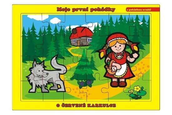 TEDDIES Puzzle O Červené Karkulce 24 dílků - 11400305