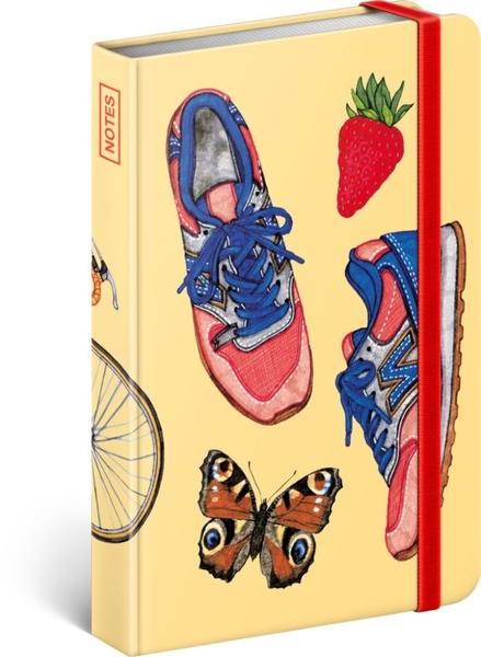 Presco Group Notes Tenisky Kateřina Kynclová, linkovaný, 10,5 x 15,8 cm