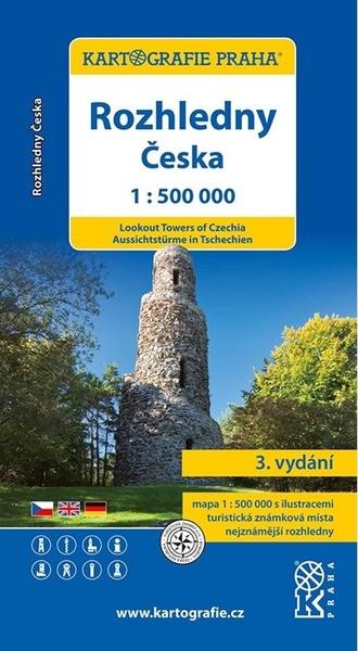 Rozhledny Česka 1:500 000 - 9788073934958
