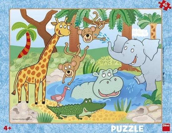 Puzzle deskové Zvířátka v ZOO