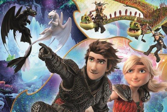 TREFL Puzzle Jak vycvičit draka 3: V zemi draků 100 dílků - 16392