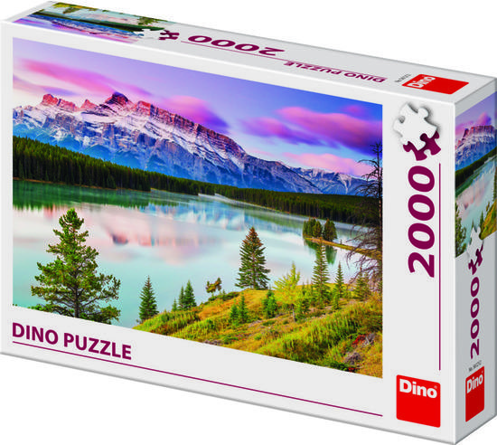 DINO Puzzle Skalnaté hory, Kanada 2000 dílků - 561212DIN