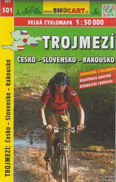 Trojmezí Česko-Slovensko-Rakousko cyklomapa 1:50 000 - 978-80-7224-666-3