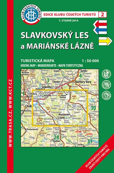 KČT 2 Slavkovský les a Mariánské Lázně 1:50 000 - 9788073245474
