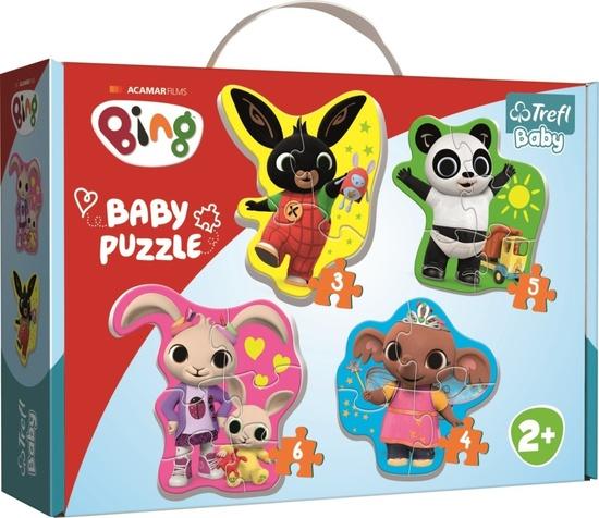 TREFL Baby puzzle Bing 4v1 (3,4,5,6 dílků) - 36085