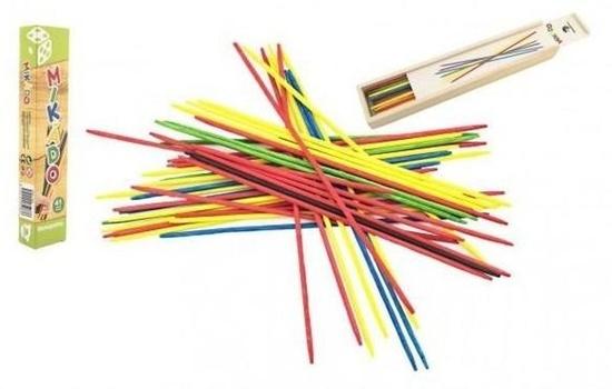 Mikádo společenská hra 41ks v dřevěné krabičce