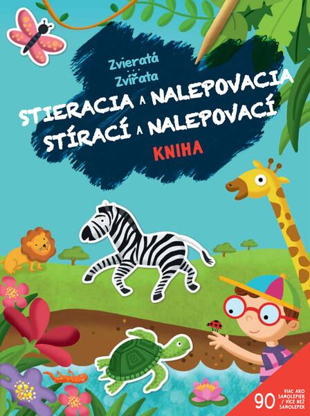 Stírací a nalepovací kniha Zvířata