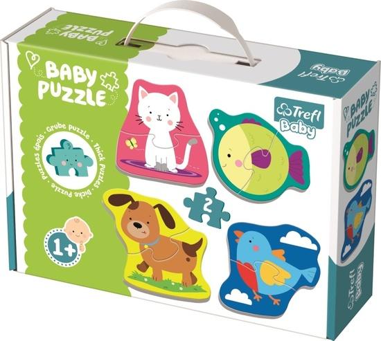 TREFL Baby puzzle Zvířata 4x2 dílky - 36074