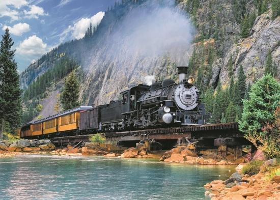 TREFL Puzzle Vlak v horách 500 dílků - 37379