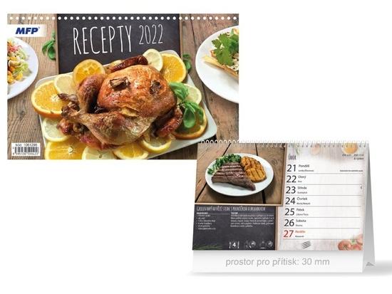 Recepty 2022 - stolní kalendář