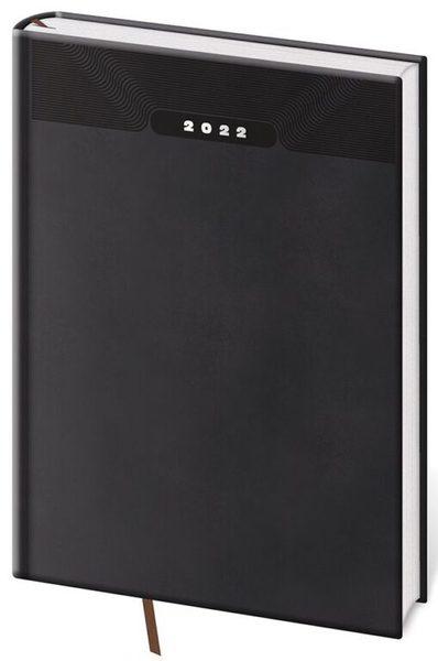 Diář 2022 denní A4 Print - černá