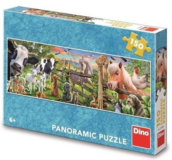 DINO Panoramatické puzzle Farma 150 dílků - 393356DIN