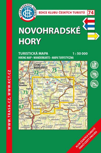 KČT 74 Novohradské hory 1:50 000 - 9788073245719