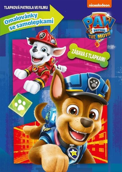 Tlapková patrola Omalovánky k filmu se samolepkami