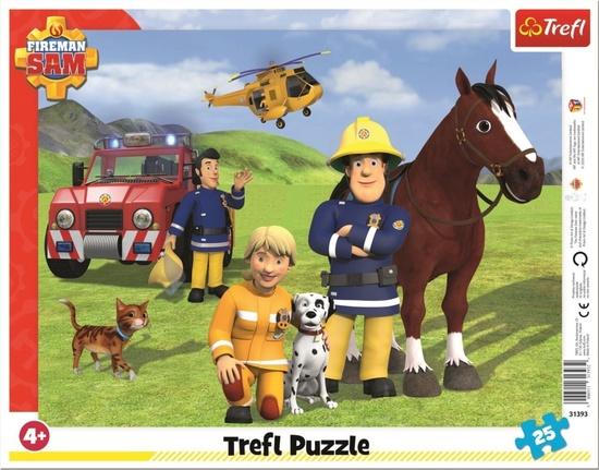 TREFL Puzzle Požárník Sam: Na hlídce 25 dílků - 31393