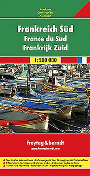 Automapa Francie jih 1:500 000