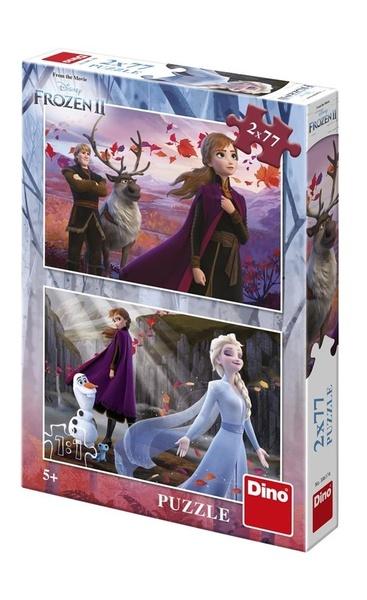 FROZEN II 2x77 Puzzle NOVÉ - 386174