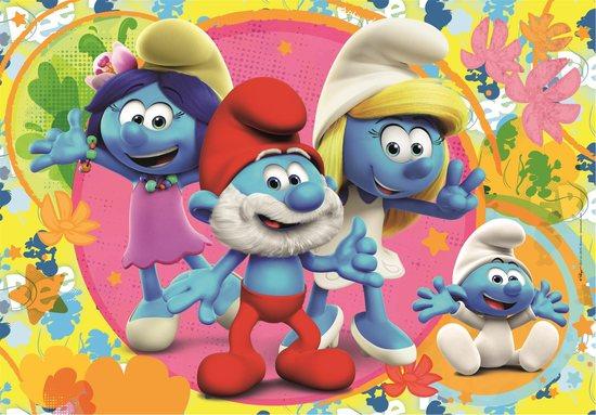 CLEMENTONI Puzzle Šmoulové 104 dílků - 25733