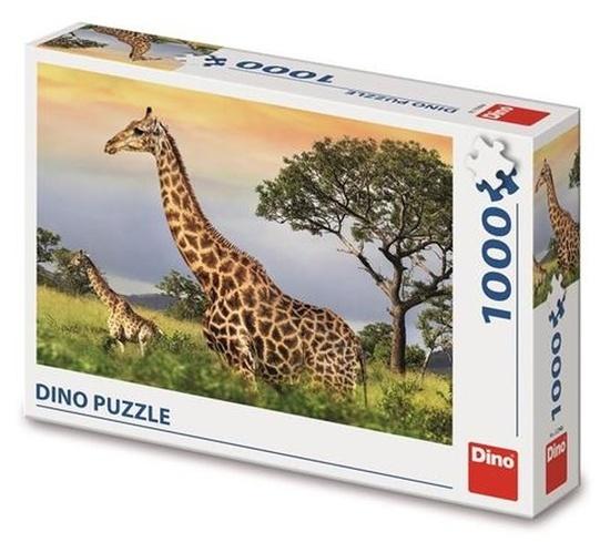DINO Puzzle Žirafí rodina 1000 dílků - 532946
